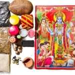 Satyanarayan Pooja Samagri Kit, Havan Pooja Kit, Satyanarayan Havan Samagri with Satyanarayan Photo Frame