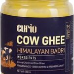 Curio lifestyle Himalayan Badri Cow Ghee | Bilona Churned Ghee | Authentic & Premium Ghee | Free-Fed Himalayan Cow Ghee | Rich in Omega 3 & 6 | No Additives | 500ml