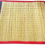 Achleshwar Hand Made Kusha Grass Aasan for Pooja/home/yoga/meditation (Multicolour) 44x56 cm