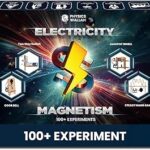 PW Electricity & Magnetism Science Kit for Kids Age 8,9,10,11,12,13,14 &15 | Science Experiment Kit with 100+ Experiments for Endless Fun and Learning