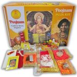Poojnam Ganesh Chaturthi Puja Samagri Kit – Traditional Complete Puja Set with 35 Sacred Items | Ganpati Puja Essentials for Rituals and Offerings at Home