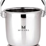MIKARA Dal Serving Bucket Stainless Steel Mini Bucket Balti for Serving Daal (500ml)