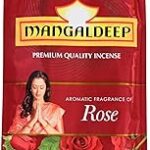 Mangaldeep Wood Ziplock Rose Agarbatti (21 cm, 125 gm, Black)