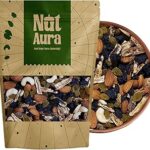 Nut Aura Premium Panchmeva – 200g | Blend of 5 Dry Fruits: Almonds, Cashews, Dates, Raisins & Black Raisins