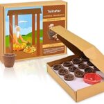 Twinster Havan Cups for Pooja | Sambrani Cup | Hawan Guggal Cups for Home with Ceramic Stand | Dhoop Cups for Pooja Samagri (Pack of 12)