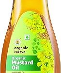 Organic Tattva, Organic Cold Pressed/Unrefined Mustard/Sarso Cooking Oil (1L)
