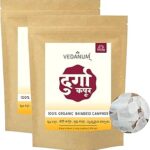 Vedanum Premium 100% Pure Bhimdesi Camphor Jar Authentic Durga Kapur for Pooja (Pack of 2 (500 Gm Each))