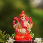 B S NATURAL Handmade Tulsi Ganesha Idol | Ganpati Murti | Ganesha Statue kit for Ganesh Chaturthi Gift 32 (6 inch)
