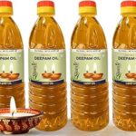 Shivaji Pure Deepam Oil for Puja (2 Litre appx)| Til Oil for Pooja Purpose| Blend of 5 Purity Pooja Oils| Long Lasting Til Oil for Pujas, Lighting Diyas, Havans, Navratris– Pack of 4 (1800ml Total)