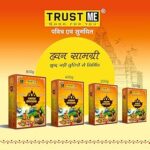 Trust Me Hawan Samagri, Puja Essentials Kit with Jadi Butiyon for Sacred Fire Rituals (Pack of 12 PCS Each Box 100GM)