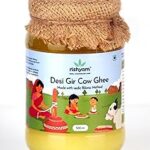 Rishyam Desi Gir Cow Ghee | 500 ml | Made with Vedic Bilona Method | Indian Gir Cow Ghee |Pure A2 Ghee | Natural & Healthy | Lab Certified
