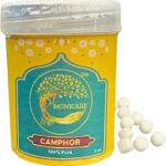 MONICARE Pure Camphor for Puja - 50gm Camphor for Puja, Meditation, Spirituality & Other Religious Rituals – Refreshing Fragrance, Daily Use Kapur, Aromatic for Pooja, Havan (Pack of 1)