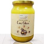 GowDurbar Indian Kankrej A2 Desi Cow Ghee 400ML | Cow Cultured Desi Ghee | Vedic Bilona Two Way Churned | Natural & Healthy | Immunity Booster | Rich in Healthy Fat