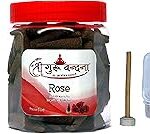 SHREE GURU VANDANA DHOOP V AGARBATTI Rose Dhoop in Round Box-Rose Dhoop 60 Cones-Rose 40 Incense Agarbatti-for Pooja Special