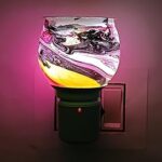 SHREE HANS CREATION | Kapur Dani Electrical Camphor Diffuser. Glass Kapoor Dhani Aroma Diffuser & Essential Oil Diffuser with On Off Switch to Toggle Between Burner & Night Lamp