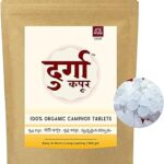 DURGA KAPUR 100% Pure Organic Camphor Tablets for Pouch Kapur Daani, Aroma Burner, Diffuser, and Daily Puja- 500gm