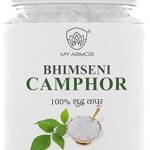 MY ARMOR Bhimseni Kapoor Original, Kapoor for Puja, Arti, Havan Meditation, Camphor, Pacha Karpooram, Air Freshener Kapur (100g)