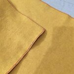 Anshraj Aasan in Yellow Colors Pooja Aasan for Chanting with Good Woolen Fabric (Set of 2) Sold by Garvita Puja Samagri (30 x 20 Inch, Yellow)