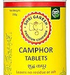 Shri Ganesh Premium Camphor Tablets, 250g, Pack of 1