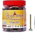 SHREE GURU VANDANA DHOOP V AGARBATTI Guggul Dhoop in Round Box-Chandan Dhoop 40cones-Guggul 40 Incense Sticks Agarbatti Best for Pooja,Spa and Home Fragnance