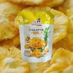 PATTA RAWADEE Dehydrated Pineapple | Premium Thai Dried Fruit Snack | 100% Natural, No Added Sugar, Vegan & Gluten-Free | Tropical Sweetness On-the-Go | Nutrient-Rich Dried Pineapple (55g)