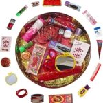 16 Piece Pooja Shringar Kit - Essential Indian Worship Set | Complete Pooja Accessories