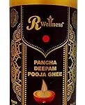 R Wellness Pancha Deepam Ghee Diya/Lamp/Diya Oil | Blend of Sesame, Neem, Castor, Mahua and Ghee – 450g