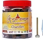 SHREE GURU VANDANA DHOOP V AGARBATTI Rose Dhoop in Round Box-Chandan Dhoop 40cones-Guggul 40 Incense Agarbatti-for Pooja Special