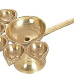 BAAL Antique Handheld Diya for Mandir Aarti Puja 20 Grams Pack of 1