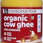 Conscious Food Organic Cow Ghee | 500ml | Certified Organic | Pesticide Free | 100% Pure