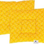 AGLA KADAM pojja aasan (Yellow Printed)