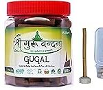 SHREE GURU VANDANA DHOOP V AGARBATTI Guggul Dhoop in Round Box-Guggul Dhoop 40cones-Chandan 40 Incense Agarbatti Best for Pooja,Spa and Home Fragnance