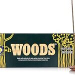 Cycle Pure Woods Natural Incense Sticks, 9 Inch, Pack of 1 (70gm Agarbatti Sticks) | Lasts Upto 60 Mins per Stick | Woody, Sandal, Resin, Cedar, Masala, Amber, Natural Fragrance for Puja, Meditation