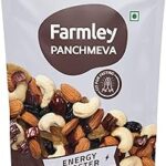 Farmley Panchmeva Dry Fruits Mix, 160g, I Fit for Fasting | Healthy Snacks Mixed Nuts Cotain Almonds, Cashews, Dates, Black Raisin, Green Raisin