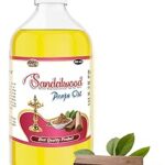 WQT - Sandalwood Pooja oil for Diya and Religious Ceremonies - 480 ML (Pack of 1)