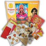 Poojnam Diwali Laxmi Pujan Premium Puja Samagri Kit - 47 Holy Essentials for Auspicious Diwali Celebration | Traditional Pooja Essentials