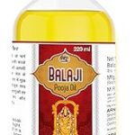 WQT - Balaji Pooja Oil 220 ML for Hanuman Ji Pooja Chola Pooja, Diya Lighting Oil, Hawan Grahpravesh Pooja Oil 220 ML