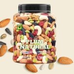 Plum Natural Nutmix| Mix Dry Fruit| Panchmeva| Blend Of Almond Cashew Raisins Dry Dates Pistachio Figs Kiwi Assorted Fruits & Nuts| Ultimate Diet Snack Healthy Dry Fruit Mixture (250GM)