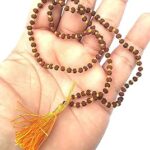 KC PRODUCTS? 108+1 Bead 2 mm 5 Mukhi Rudraksha Mala Panch Mukhi Rudraksha Mala in 108+1 Beads (2 mm, Brown) Rudraksha mala 108+1 Beads Mala for Meditation Pooja Chanting Wearing Prayer Beads