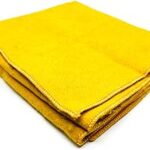 Premium Handcrafted Yellow Woolen Aasan - Perfect Mat for Meditation & Prayers - Soft, Comfortable (Size 24 x 30 Inch) PATITPAVAN