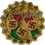 6" Inch Bansuri Pooja Thali | Intricately Crafted Conch Motif for Auspicious Rituals & Elegant Spiritual D?cor | Durable, Artistic Design for Home & Temple Use