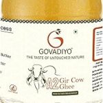 Govadiyo A2 Gir Cow Ghee | Traditional Vedic Bilona Method | Immunity & Digestion Booster | Curd-Churned | 100% Pure Natural & Healthy Desi Ghee | Lab Certified (1 Litre)