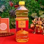 Satvik 450 ml Pure Puja Oil For Diya & Lamps|Smokeless Pooja Oil Indian Diwali Festival Handmade Sesame Til/Gingelly/Oil For Puja Deepak Deepam|Daily Puja Items For Hawan (Pack of 1)