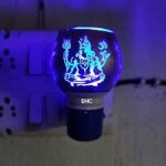 Lipi Store Online Zone|Kapur Dani Electrical Camphor Diffuser. Glass Kapoor Dani & Essential Oil Diffuser With On Off Switch To Toggle Between Burner & Lamp (Shiva)
