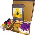 Eco‑Friendly Ganesha Idol Making DIY Kit with Natural Clay, Modeling Tools, Makhar, Colours, Brush & Decorative Items — Ideal Gift for Kids & Adults, School Projects, Corporate workshops