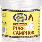 Cycle Pure Om Shanthi Pure Camphor Tablets | 100g | Natural & Residue-Free | Long-Lasting Fragrance