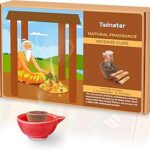 Twinster Havan Cups for Pooja | Sambrani Cup | Hawan Guggal Cups for Home with Ceramic Stand | Dhoop Cups for Pooja Samagri (Pack of 16)