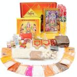 Parashara Arkam Satya Narayan Puja Kit (35+ Items) with Katha and Detailed Puja Vidhi in Hindi- Multicolour
