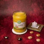 Dhanigreen Organics A2 Cow Desi Ghee 500 millilitre | 100% Pure Cow Ghee | A2 milk certified Ghee | Vedic Bilona Method, Curd-Churned | Nutritious, Natural, Healthy | Grassfed, Cultured, Premium & Traditional Ghee