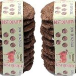 Babique Original Cow Dung for Hawan, Pujan & Religious Purpose (Round, 13cm.) (Pack of 50)